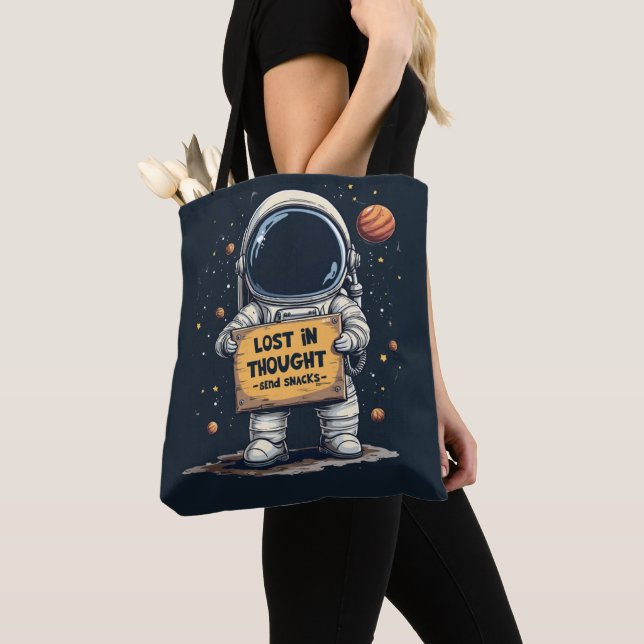 Bolso De Tela Graciosa pérdida en el Ilustracion espacial del as (Detalle)
