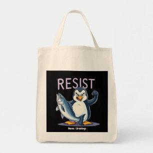 Bolso De Tela Graciosa resistencia a la protesta pingüina contra