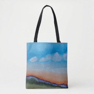 Bolso De Tela Graciosas Colinas Sunset