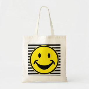 Bolso De Tela Gracioso amarillo y rayas + tu trasero. y idea
