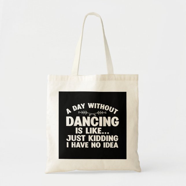 Bolso De Tela Gracioso Arte De Baile Para Adolescentes Chicas Mu (Frente)