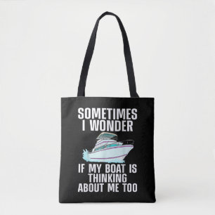 Bolso De Tela Gracioso Arte En Barco Para Hombres Mujeres Bote W