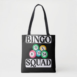 Bolso De Tela Gracioso Bingo Squad Saying Bingo