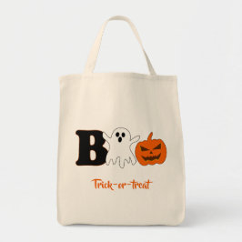Bolso De Tela Gracioso Boo Halloween Tote Bag