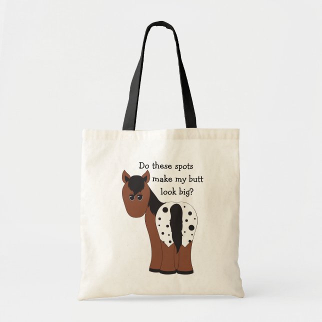 Bolso De Tela Gracioso caballo Appy Appy Appaloosa (Frente)