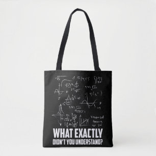 Bolso De Tela Gracioso Chiste científico de física geek matemáti