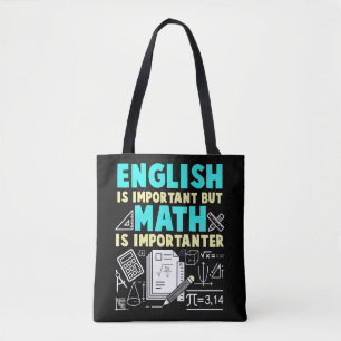 Bolso De Tela Gracioso colegio de matemáticas de Chiste Geek