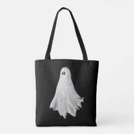 Bolso De Tela Gracioso Fantasma Del Pasado Dibujo De Halloween