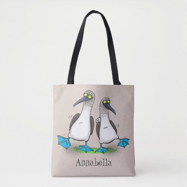 Bolso De Tela Gracioso, feliz personalizado de bailarines de pel (Anverso)