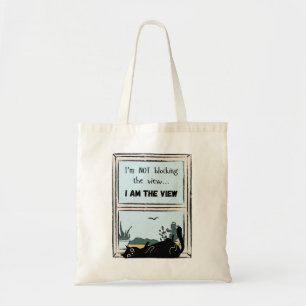 Bolso De Tela Gracioso gato negro, soy la vista