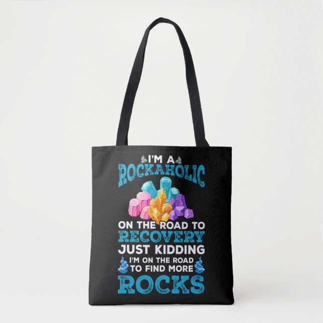 Bolso De Tela Gracioso geólogo coleccionista de rock hobby diver (Anverso)