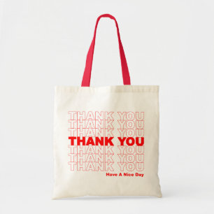 Bolso De Tela Gracioso Gracias Diseño