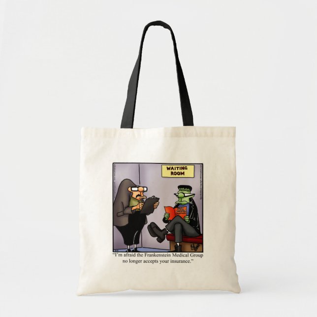 Bolso De Tela Gracioso Humor de Halloween Tote Bag Gift (Frente)