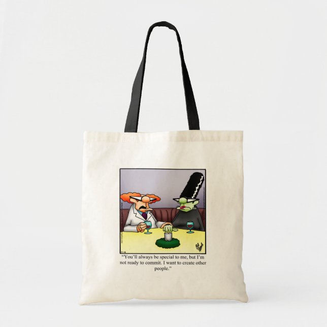 Bolso De Tela Gracioso Humor de Halloween Tote Bag Gift (Frente)