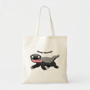 Bolso De Tela Gracioso ilustracion personalizado de insignia con