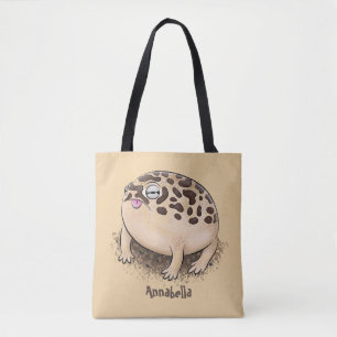 Bolso De Tela Gracioso ilustracion personalizado de rana de lluv