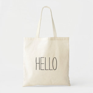 Bolso De Tela Gracioso lindo hola su lema