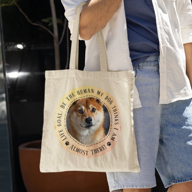 Bolso De Tela Gracioso perro amante de regalo gol de vida (Subido por el creador)