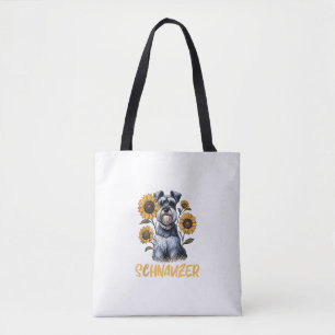 Bolso De Tela Gracioso perro Schnauzer