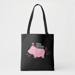 Bolso De Tela Gracioso Personalizado de lechones de cerdo - Cute