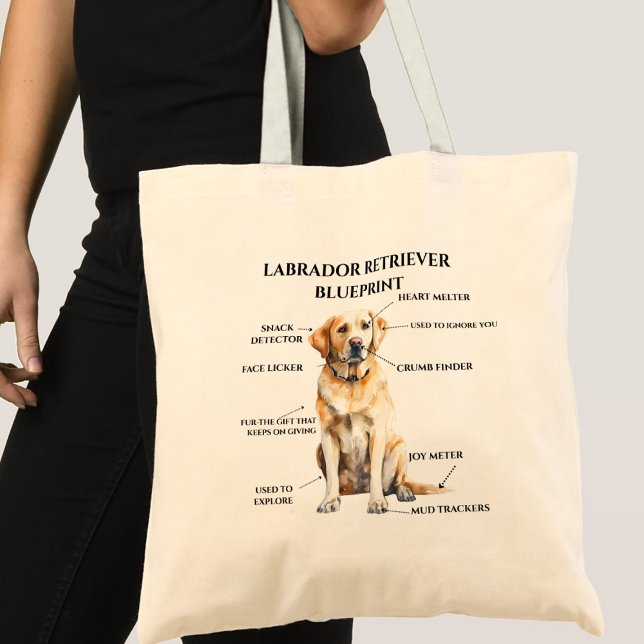 Bolso De Tela Gracioso plan de recuperación de Labrador (Subido por el creador)