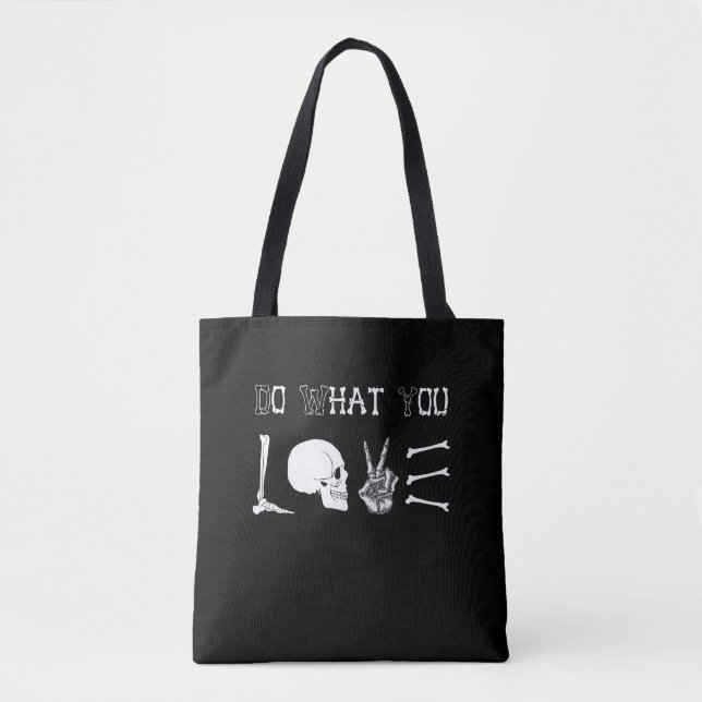 Bolso De Tela Gracioso Radiología Xray Skeleton Rad Radiólogo Te (Anverso)