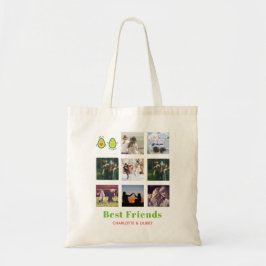 Bolso De Tela Gracioso regalo de COLLAGE DE FOTOS BFF Personaliz