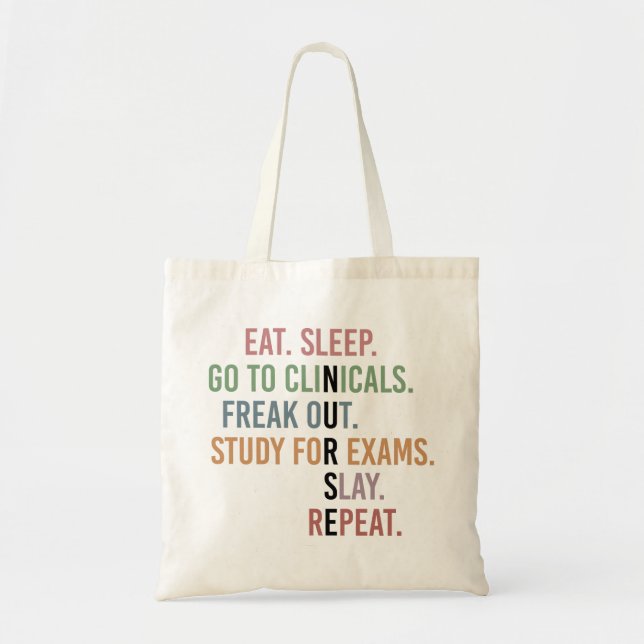 Bolso De Tela Gracioso regalo de futuro de enfermeras en la escu (Frente)