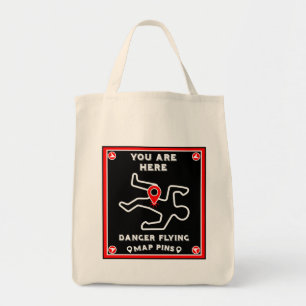 Bolso De Tela Gracioso regalo de Mapa de Senderismo