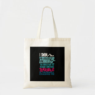 Bolso De Tela Gracioso Regalo De Natación Un Nadador