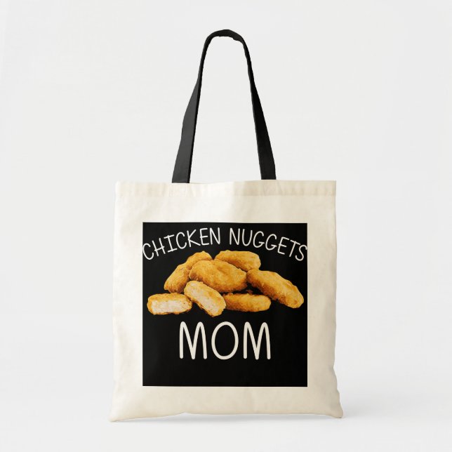 Bolso De Tela Gracioso Regalo De Nuggets De Pollo Para Madres Nu (Frente)