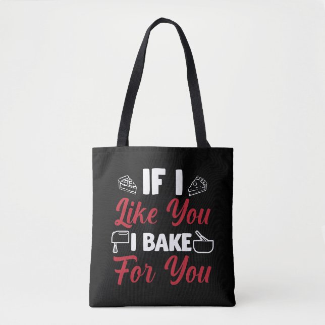 Bolso De Tela Gracioso regalo de panadería para pastelero panade (Anverso)