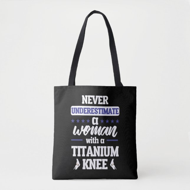 Bolso De Tela Gracioso regalo de recuperación de cirugía de reem (Anverso)