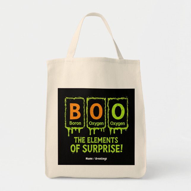 Bolso De Tela Gracioso regalo de sorpresa para la ciencia de ele (Frente)
