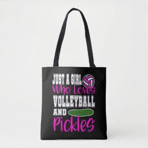Bolso De Tela Gracioso regalo del entrenador de voleibol Pickle 