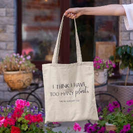 Bolso De Tela Gracioso Tote De Citas De Jardinería Para Agricult