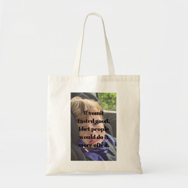 Bolso De Tela Gracioso Vomit (Frente)
