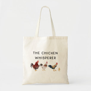 Bolso De Tela Gracioso Whisperer de pollo