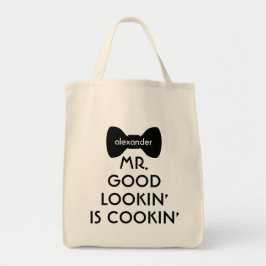 Bolso De Tela Gracioso y moderno Sr. Buena Cocina Bowtie