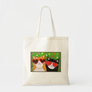 Bolso De Tela Graciosos gatos con regalo de amante de los gatos