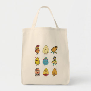 Bolso De Tela Graciosos Huevos