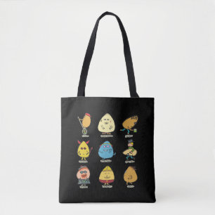 Bolso De Tela Graciosos Huevos