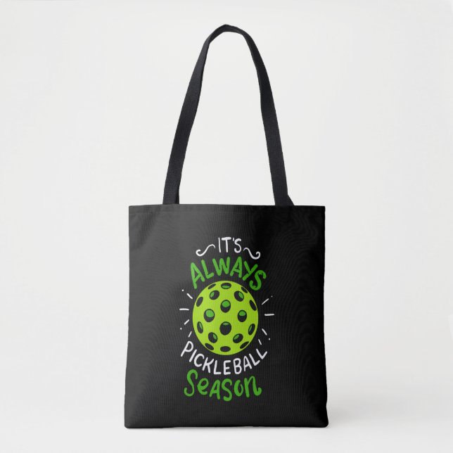 Bolso De Tela Graciosos Regalos De Pelota De Pickleball (Anverso)