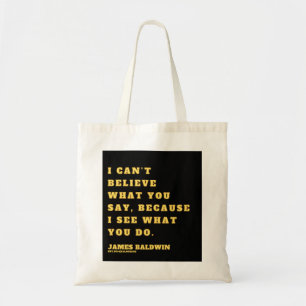 Bolso De Tela Graciosos Regalos James Baldwin Regalos Para Fan