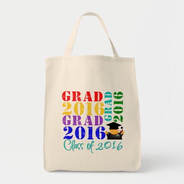 Bolso De Tela Grad Class de 2016 (Frente)