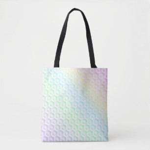 Bolso De Tela Gradiente arcoiris colorido color pastel