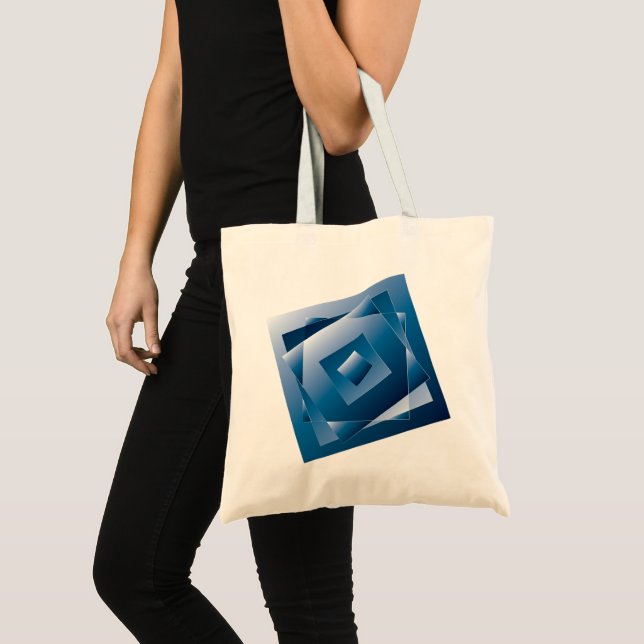 Bolso De Tela gradiente azul 1 (Anverso (producto))
