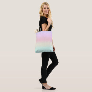 Bolso De Tela Gradiente color arcoiris suave color pastel