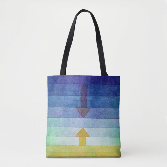 Bolso De Tela Gradiente con flecha, Paul Klee (Anverso)