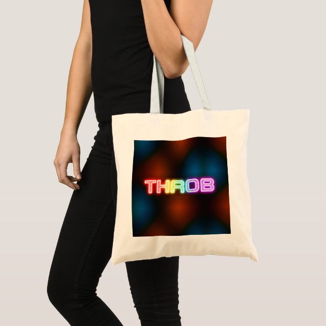 Bolso De Tela Gradiente de arcoíris como un latido grueso de Sli (Anverso (producto))